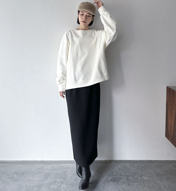 Doux archives「ＵＳコットンボートネックスウェット」|Tシャツ・カットソー|