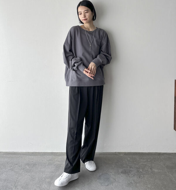 Doux archives「ＵＳコットンボートネックスウェット」|Tシャツ・カットソー|