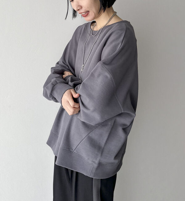 Doux archives「ＵＳコットンボートネックスウェット」|Tシャツ・カットソー|