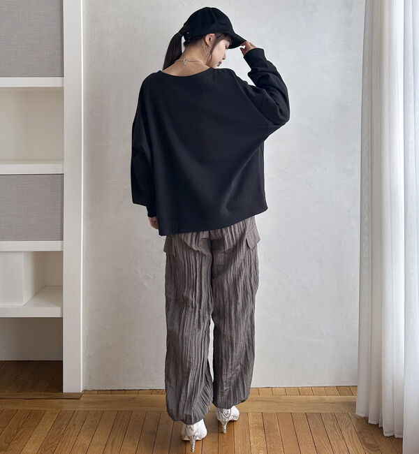 Doux archives「ＵＳコットンボートネックスウェット」|Tシャツ・カットソー|