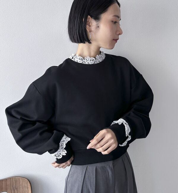 Doux archives「【ＹＯＬＯ】ＬａｃｅＳｗｅａｔ」|Tシャツ・カットソー|