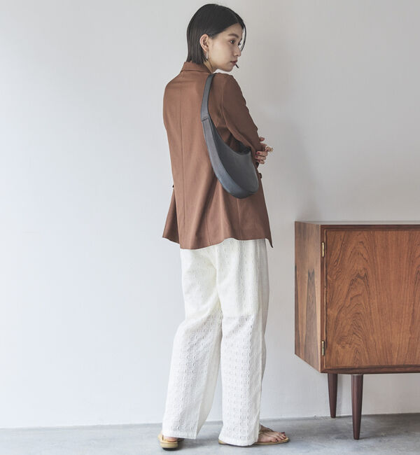 Doux archives「リネンライクジャケット」|テーラードジャケット|