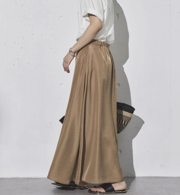 Doux archives「サテンフレアスカート」|スカート|