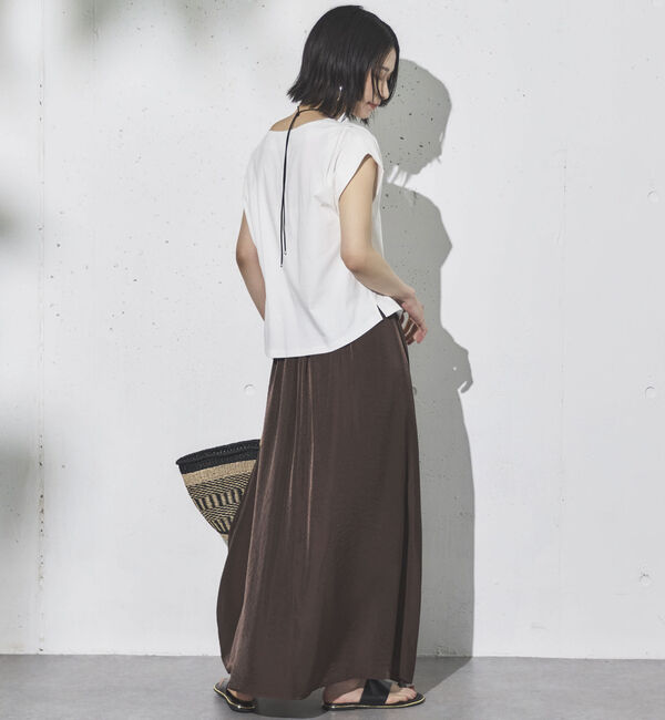 Doux archives「サテンフレアスカート」|スカート|