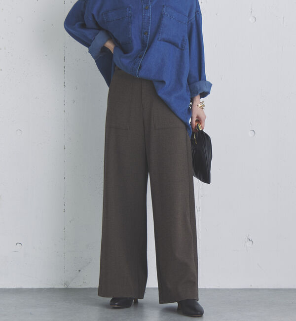 Doux archives「ソフトフランネルベイカーパンツ」|チノ|