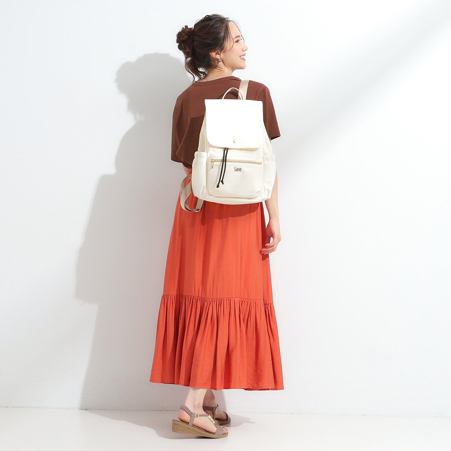 SHOO･LA･RUE「【Lee別注／撥水】フラップリュック」|リュック|