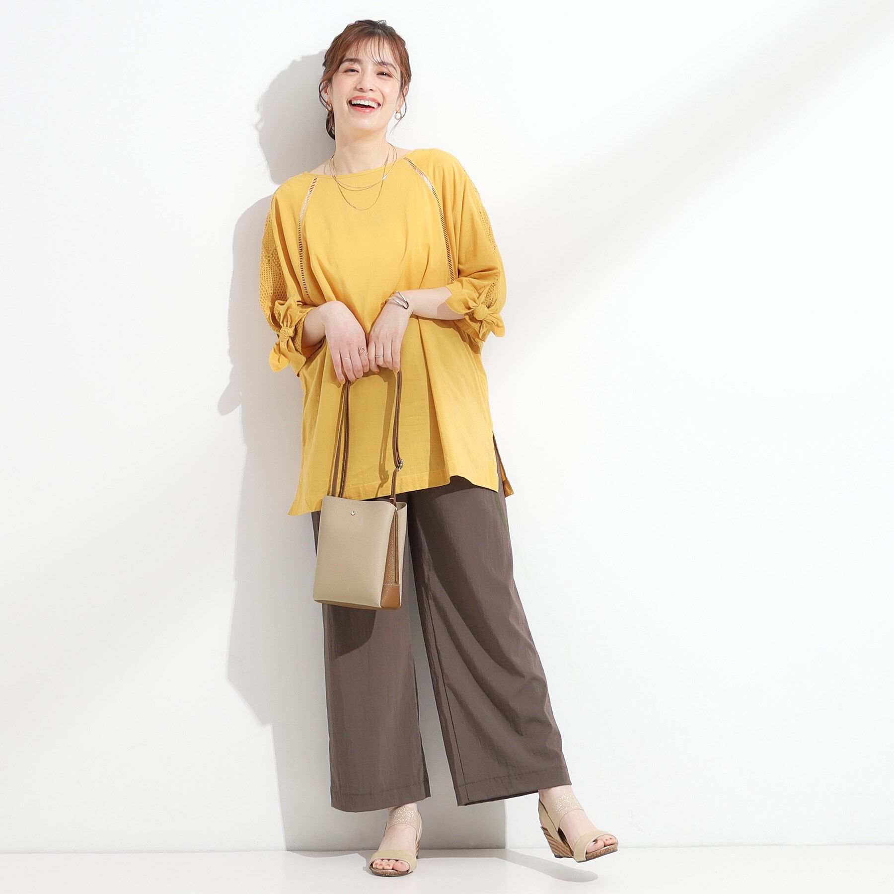 SHOO･LA･RUE「【軽量】ふわっと軽い3層ショルダーバッグ」|ショルダー・メッセンジャー|