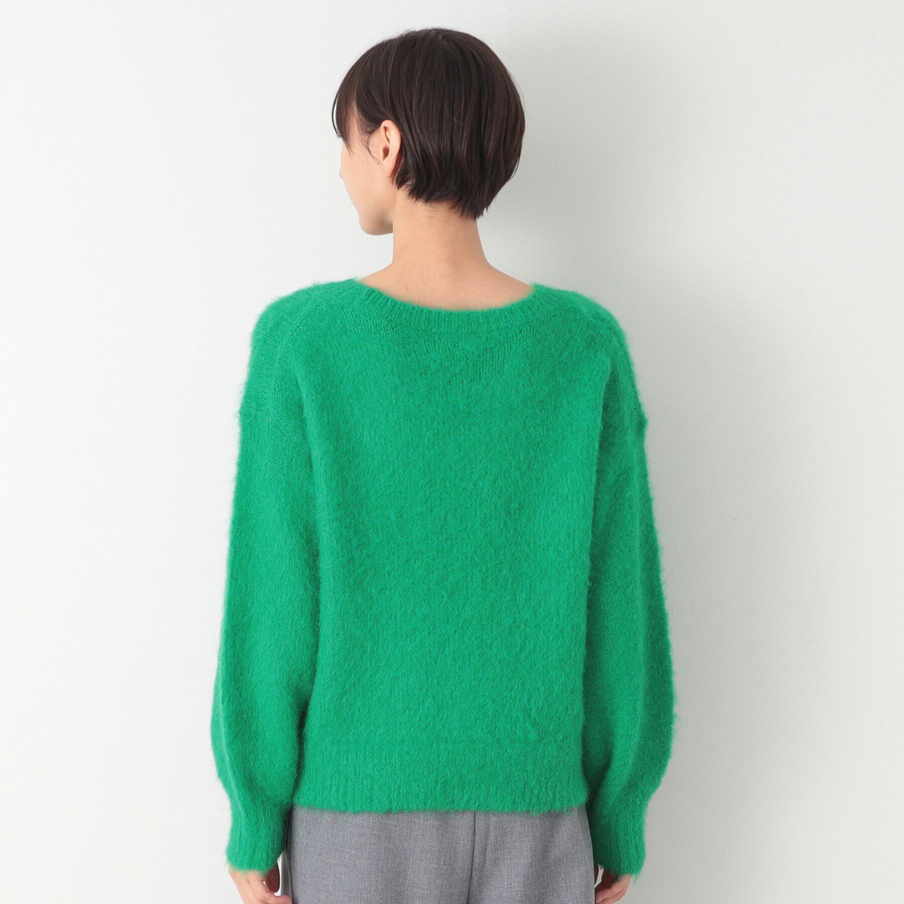 Dessin「【洗える】シャギークルーネックニット」|ニット・セーター|