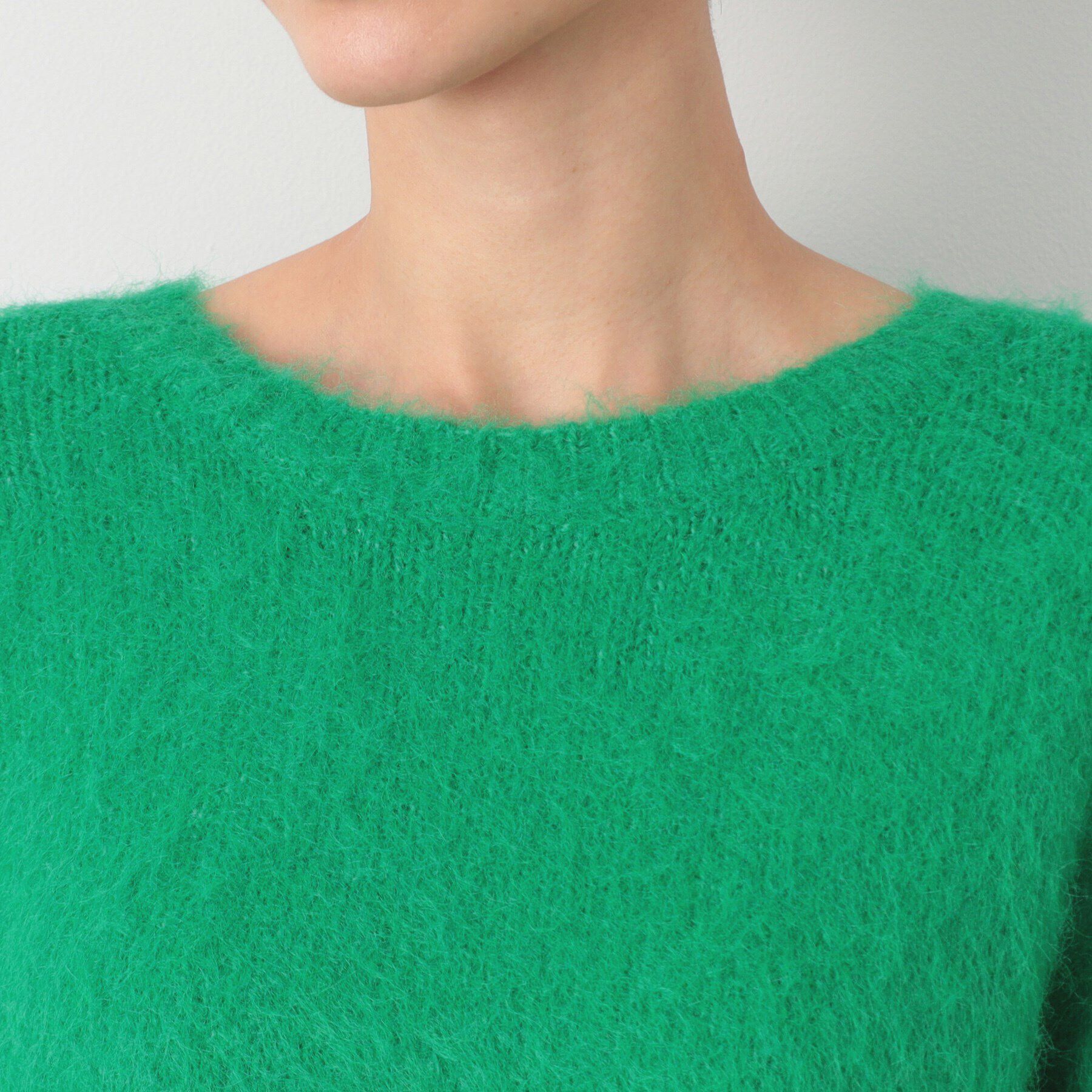 Dessin「【洗える】シャギークルーネックニット」|ニット・セーター|