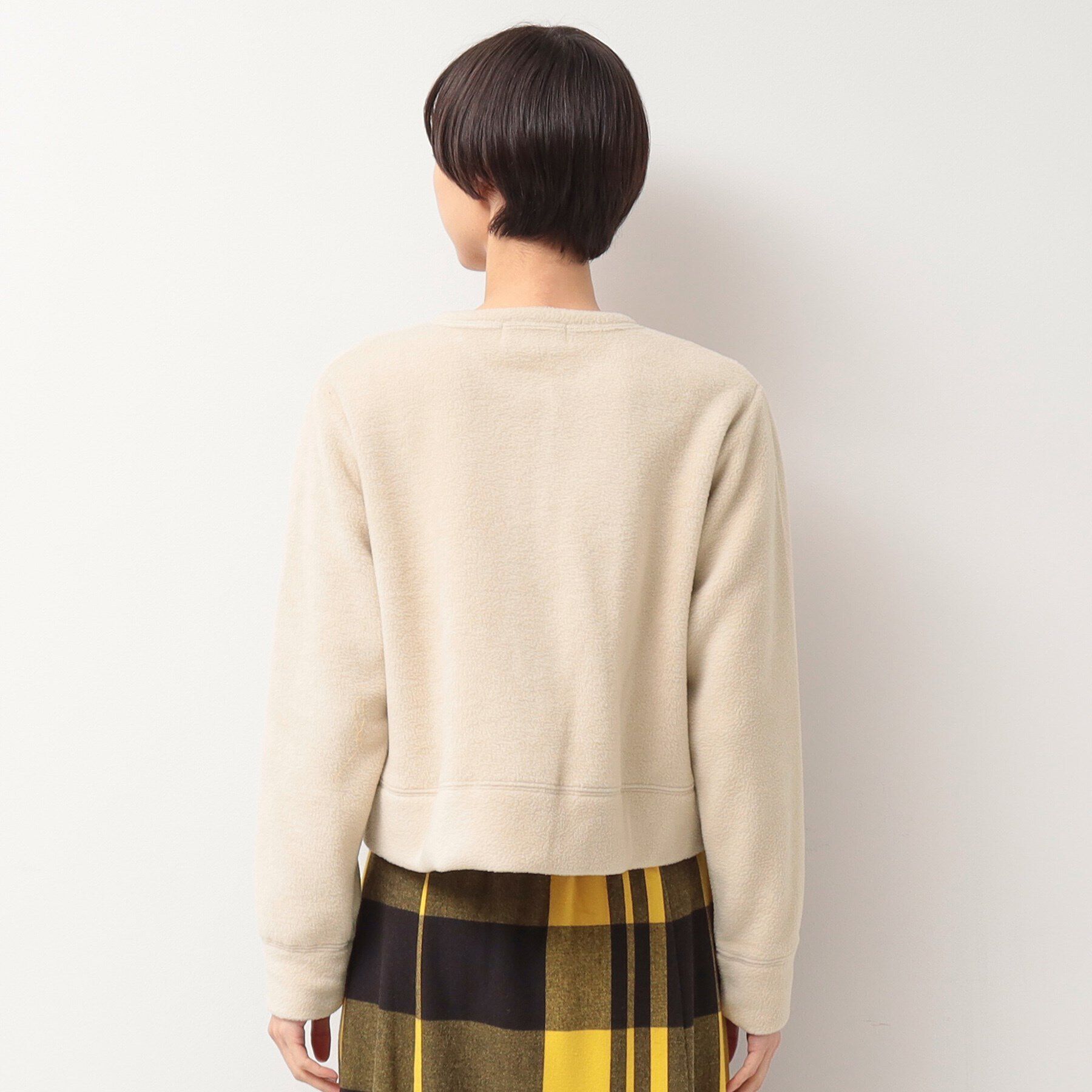 Dessin「【洗える】フリースクルーネックカーディガン」|カーディガン|