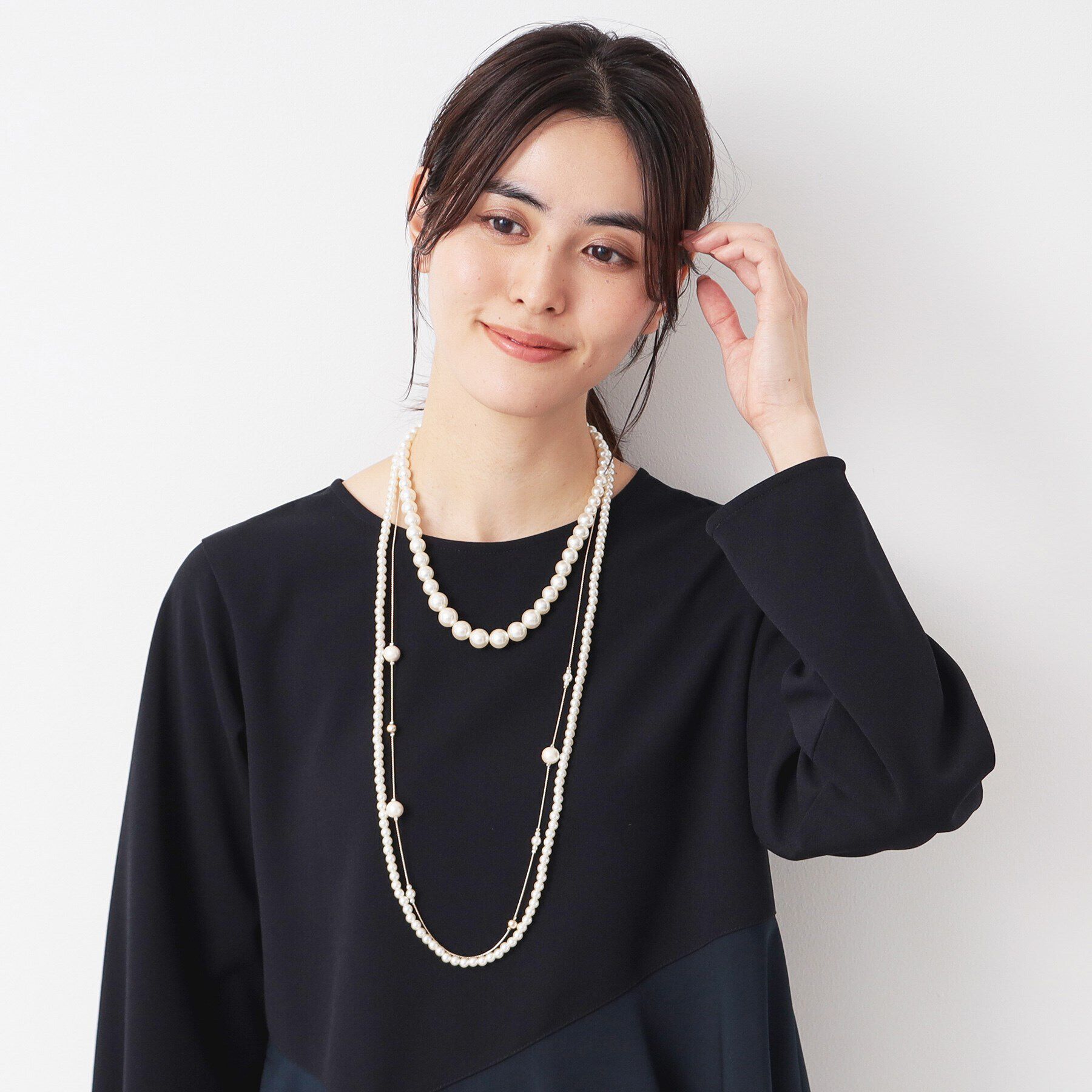 Dessin「【入卒／セレモニー】7WAYパール調ネックレス」|ネックレス|