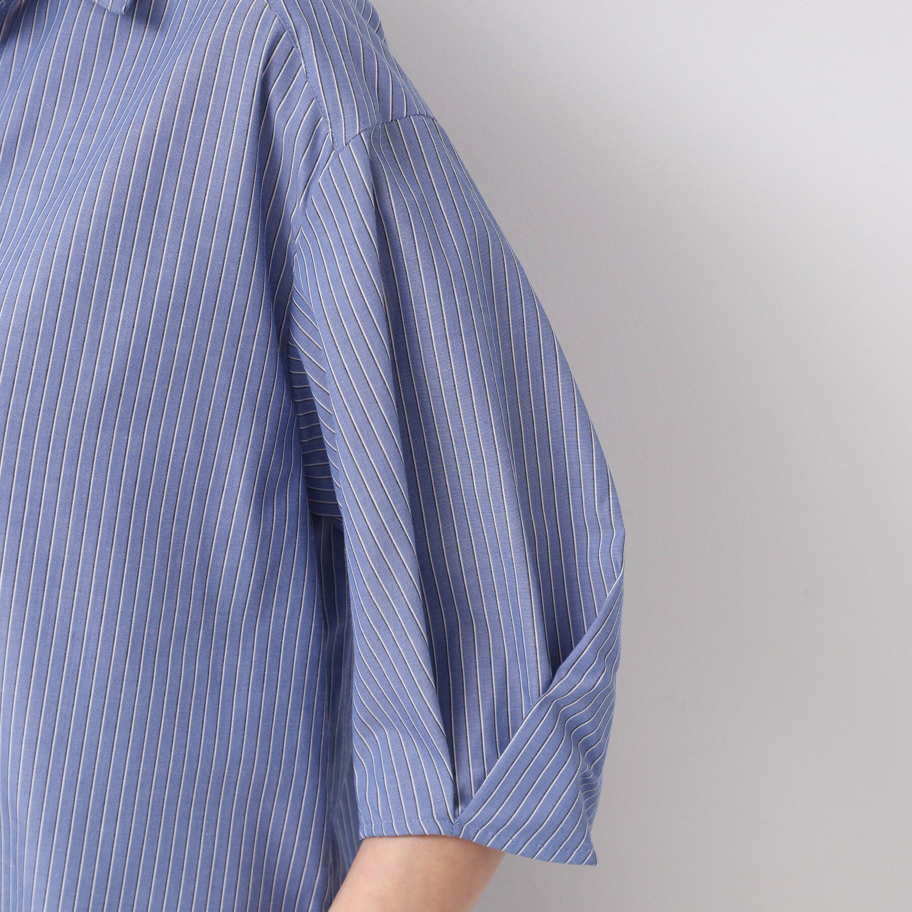 Dessin「【洗える・4サイズ展開】スキッパーシャツブラウス（XS～L）」|シャツ・ブラウス|