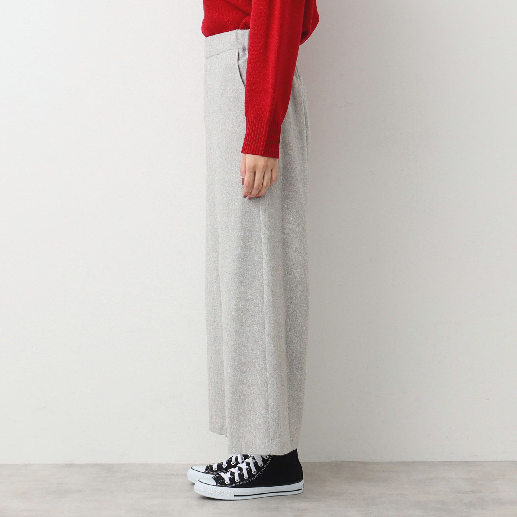 Dessin「【後ろゴム・洗える】ツイードワイドパンツ（XS～L）」|その他|
