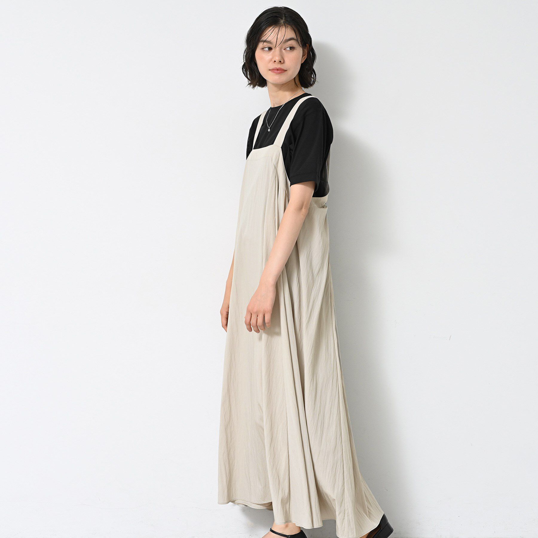 Dessin「【洗える】ナイロンジャンパースカート」|ワンピース|