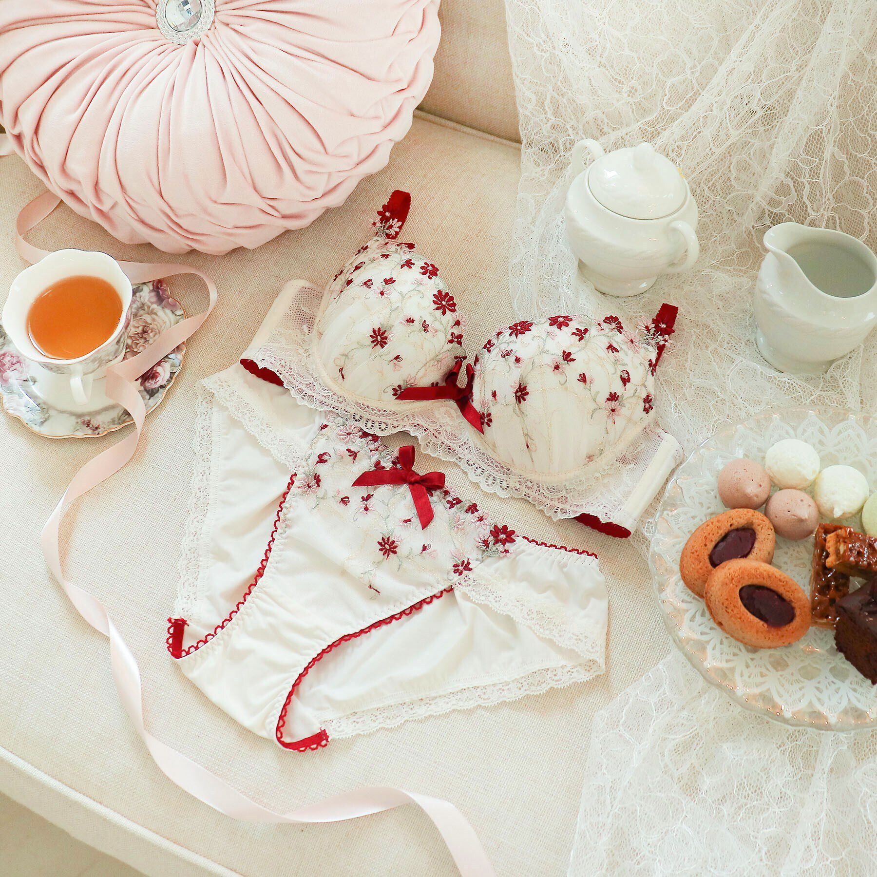 Risa Magli「ティナ ブラジャー（E-F）＜スウィートリッチ＞」|インナー|