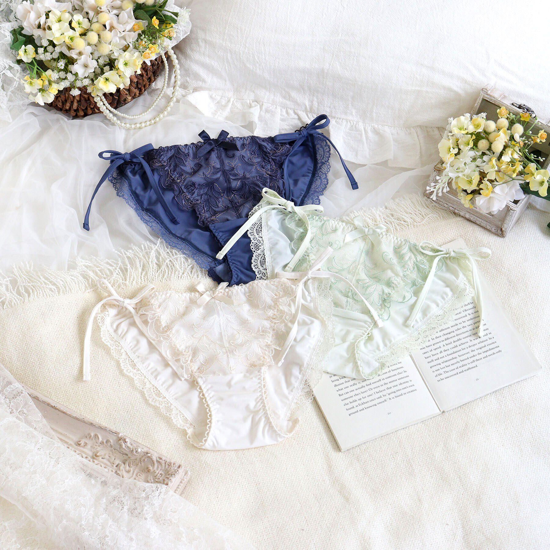 Risa Magli「イリーナ リボンショーツ」|インナー|