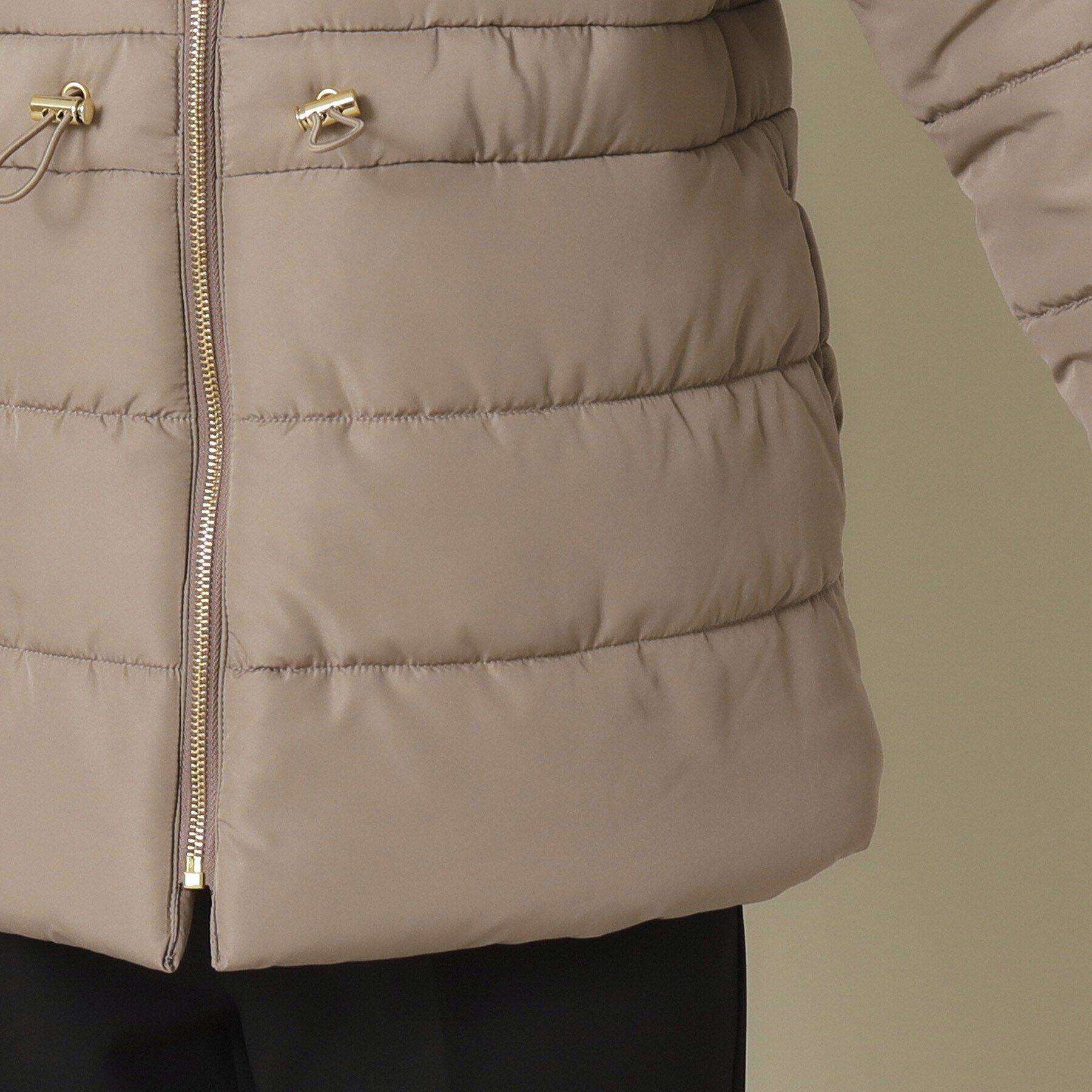 ITS&rsquo;DEMO「【シルエット調節可】ビックカラー中綿コート」|ダウン|