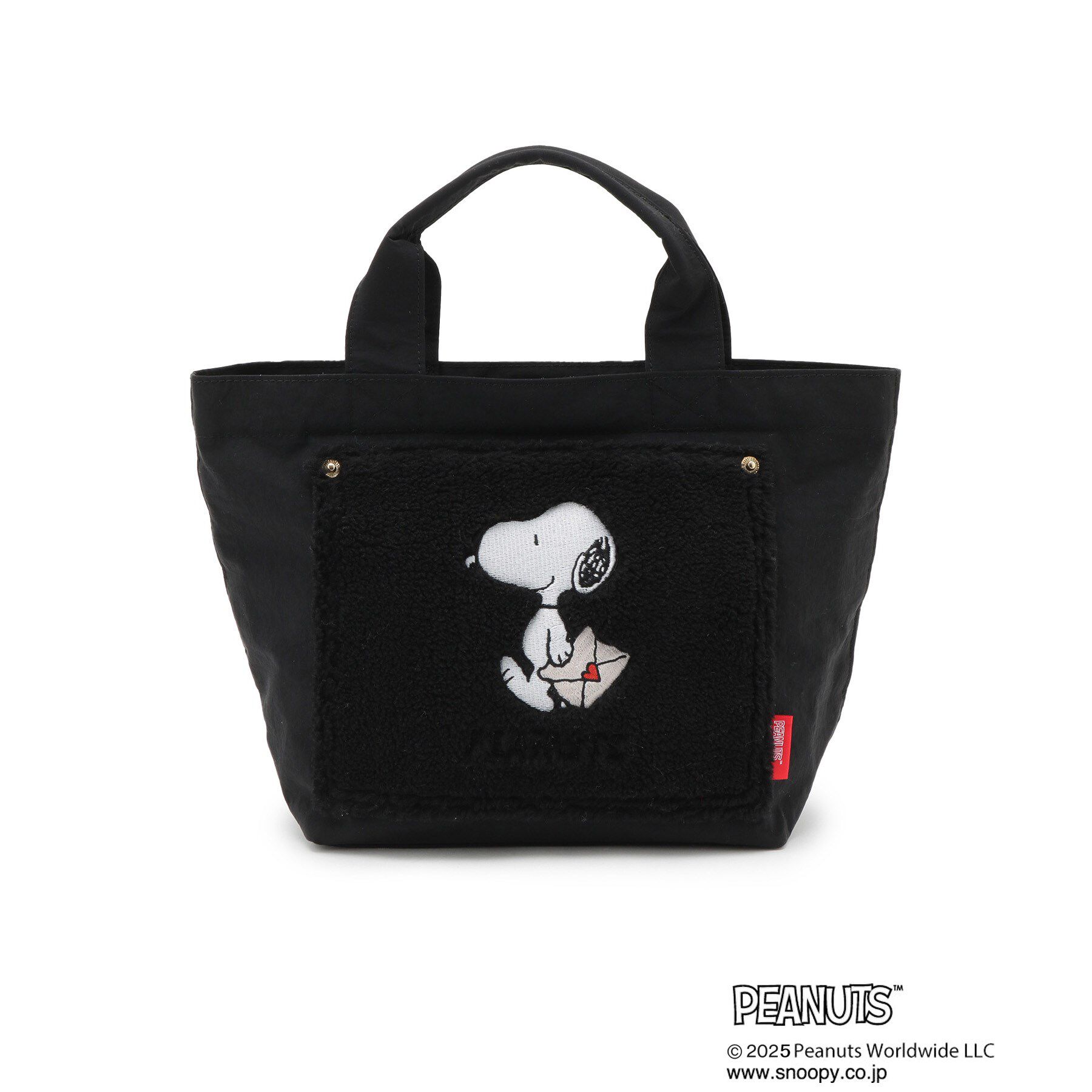 ITS&rsquo;DEMO「＜PEANUTS＞ボア切替ミニトート」|トートバッグ|