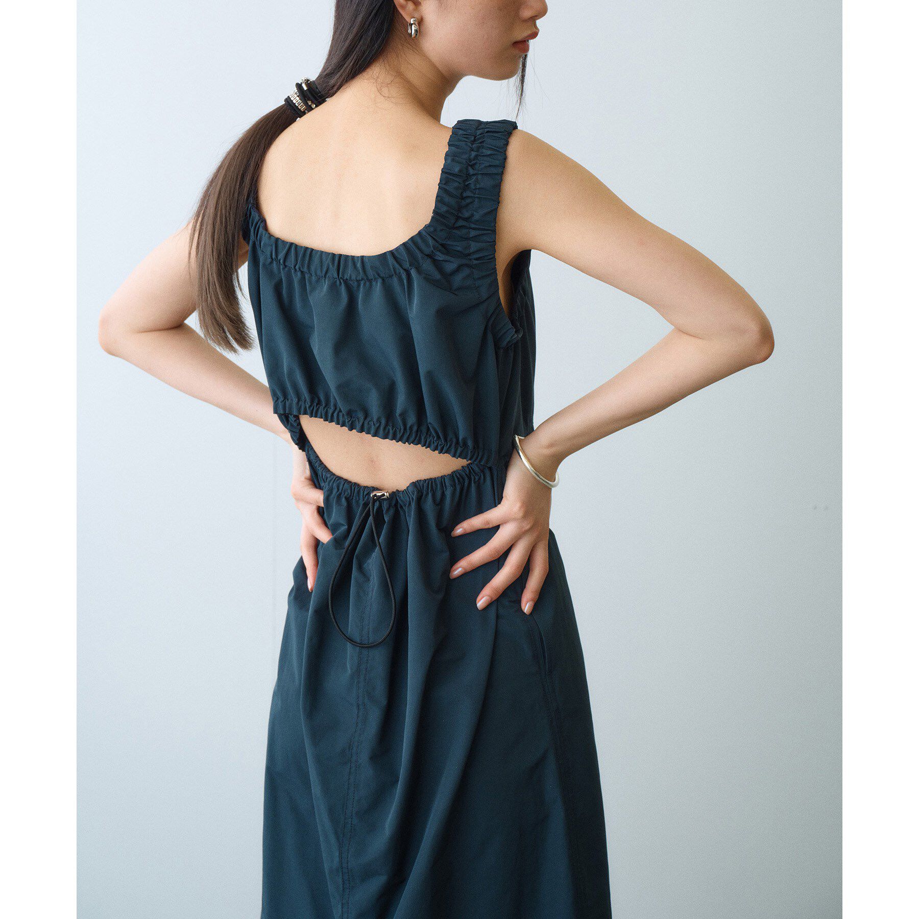 CODE A「sporty gathered dress」|ワンピース|