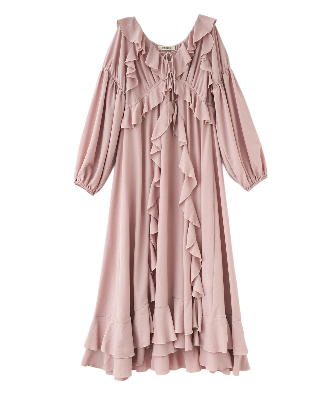 COCO DEAL「フリルロングワンピース」|ワンピース|