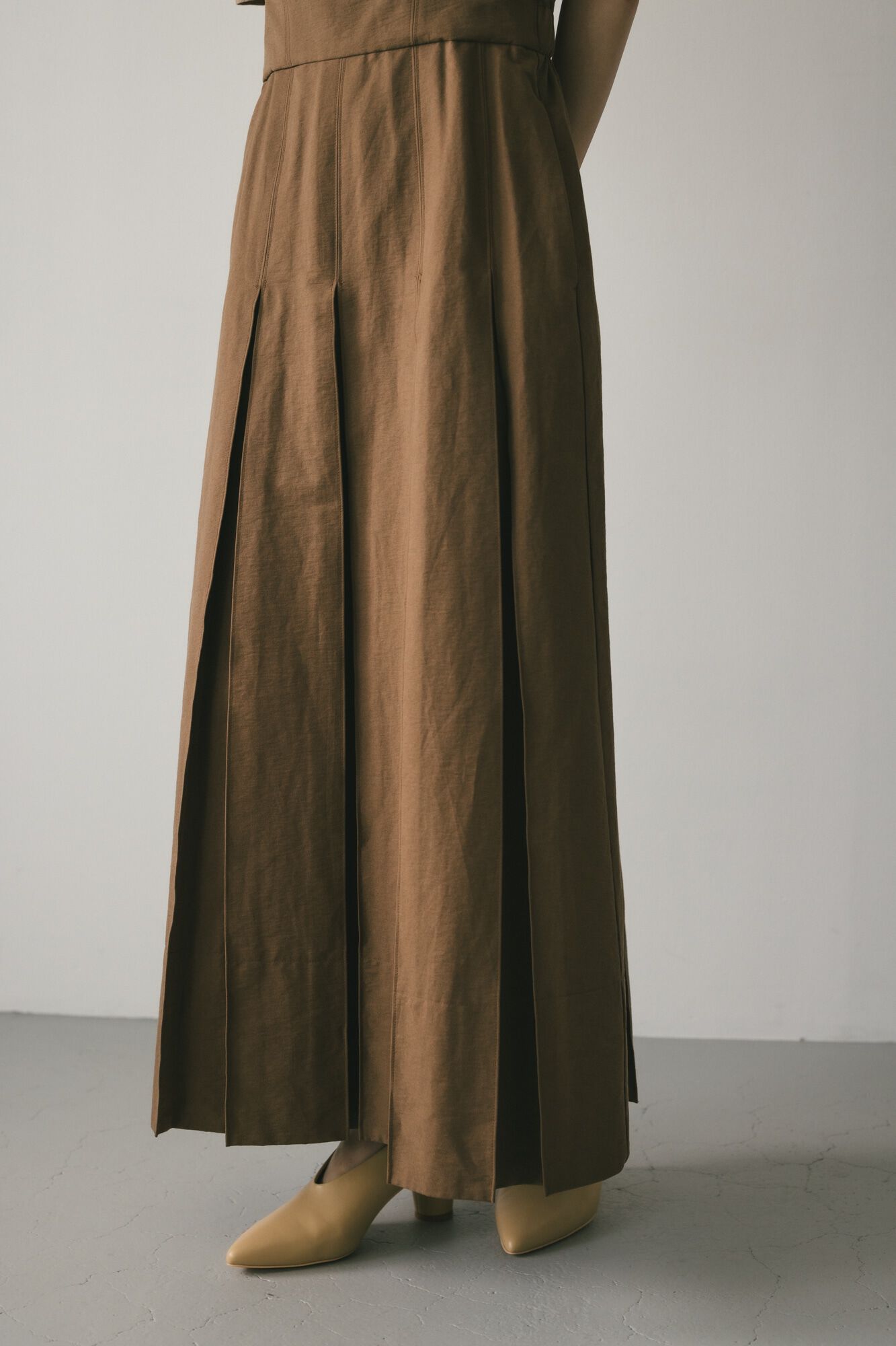 STYLEMIXER「ボックスタックサスペンダースカート」|スカート|