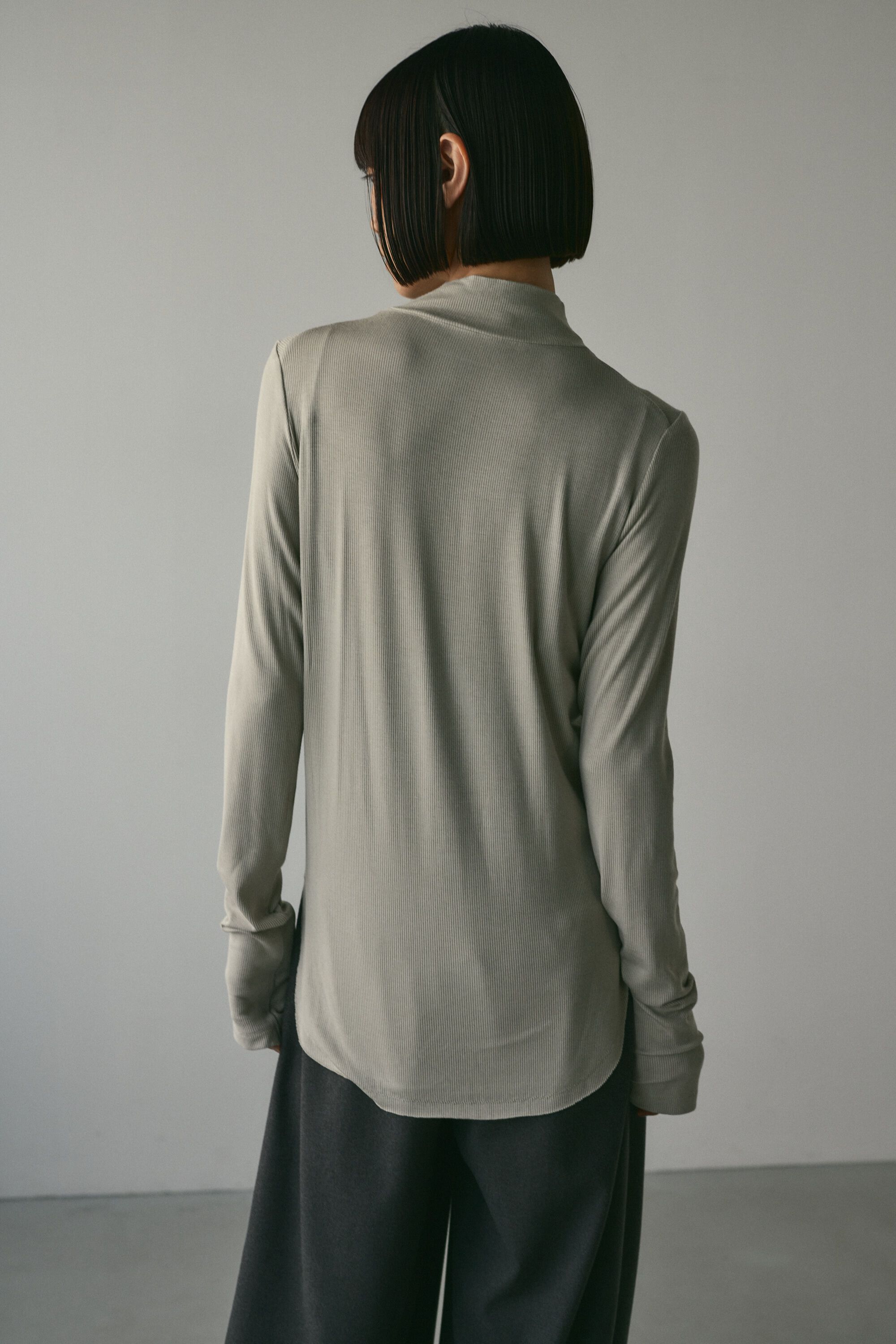 STYLEMIXER「ソフトリブハイネックトップ」|Tシャツ・カットソー|