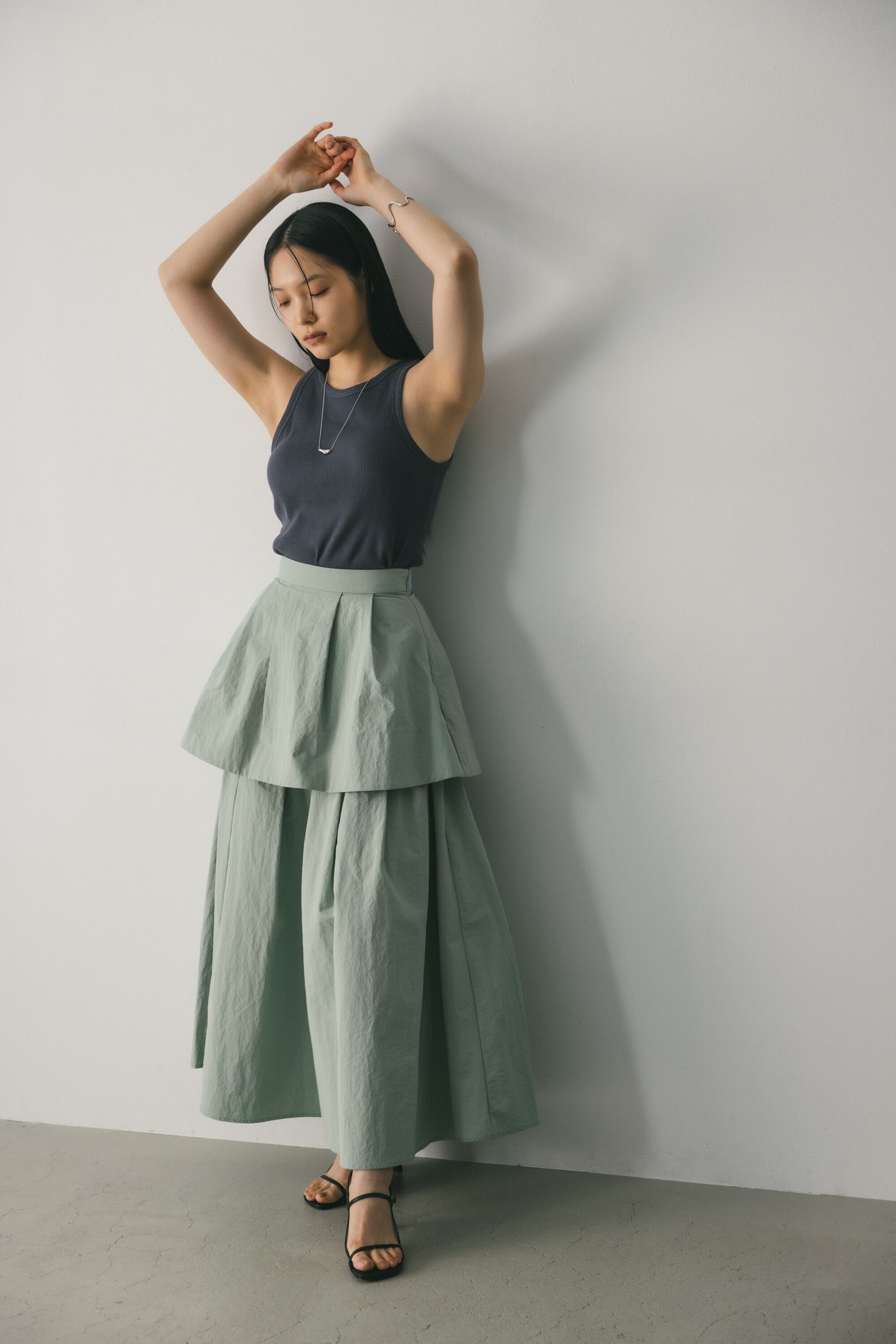 STYLEMIXER「ティアードフレアスカート」|スカート|