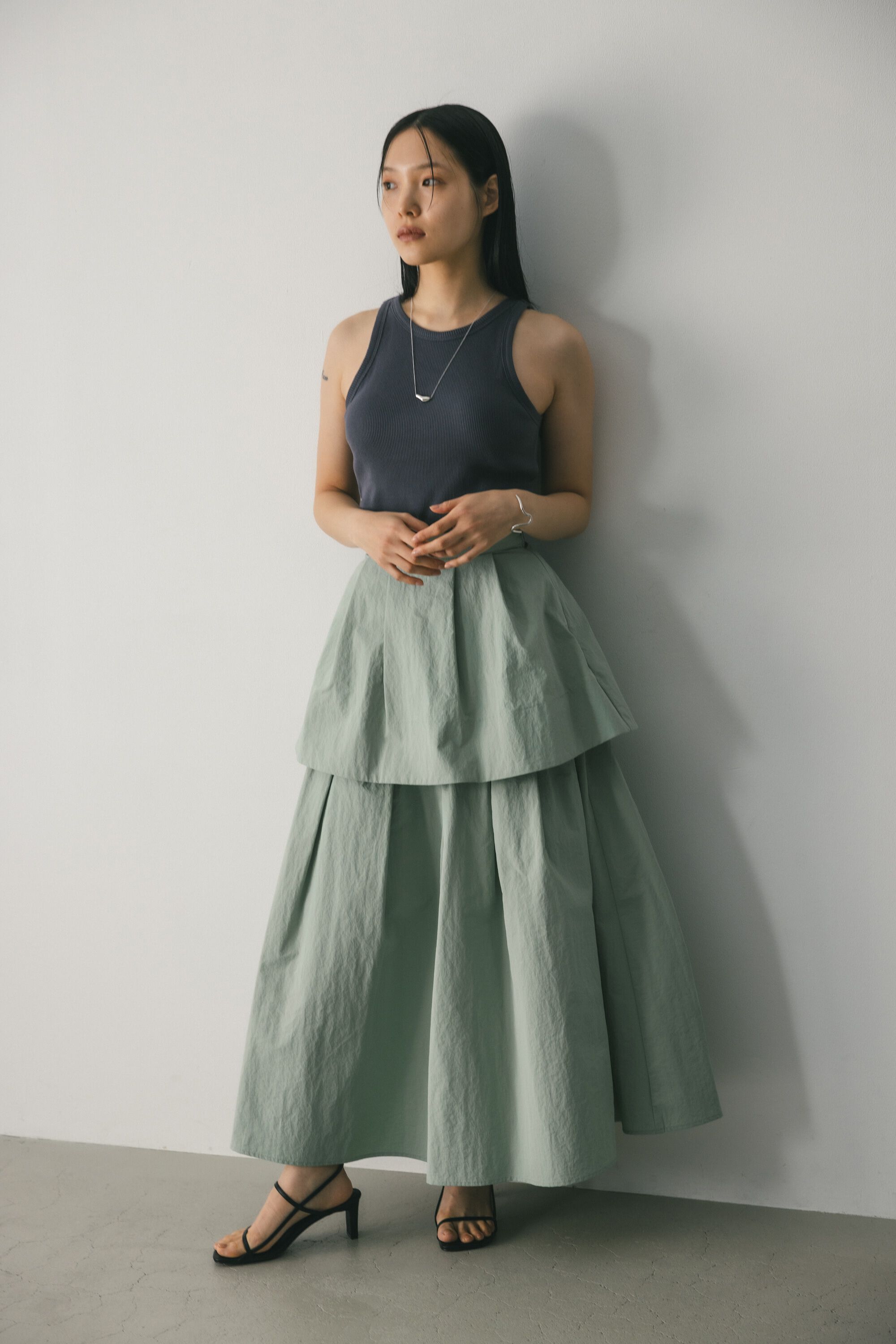 STYLEMIXER「ティアードフレアスカート」|スカート|