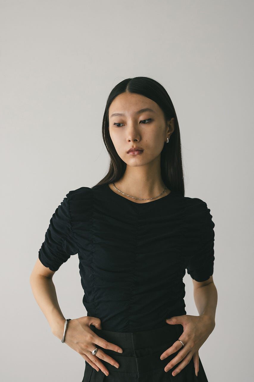 STYLEMIXER「ランダムシャーリングトップ」|Tシャツ・カットソー|