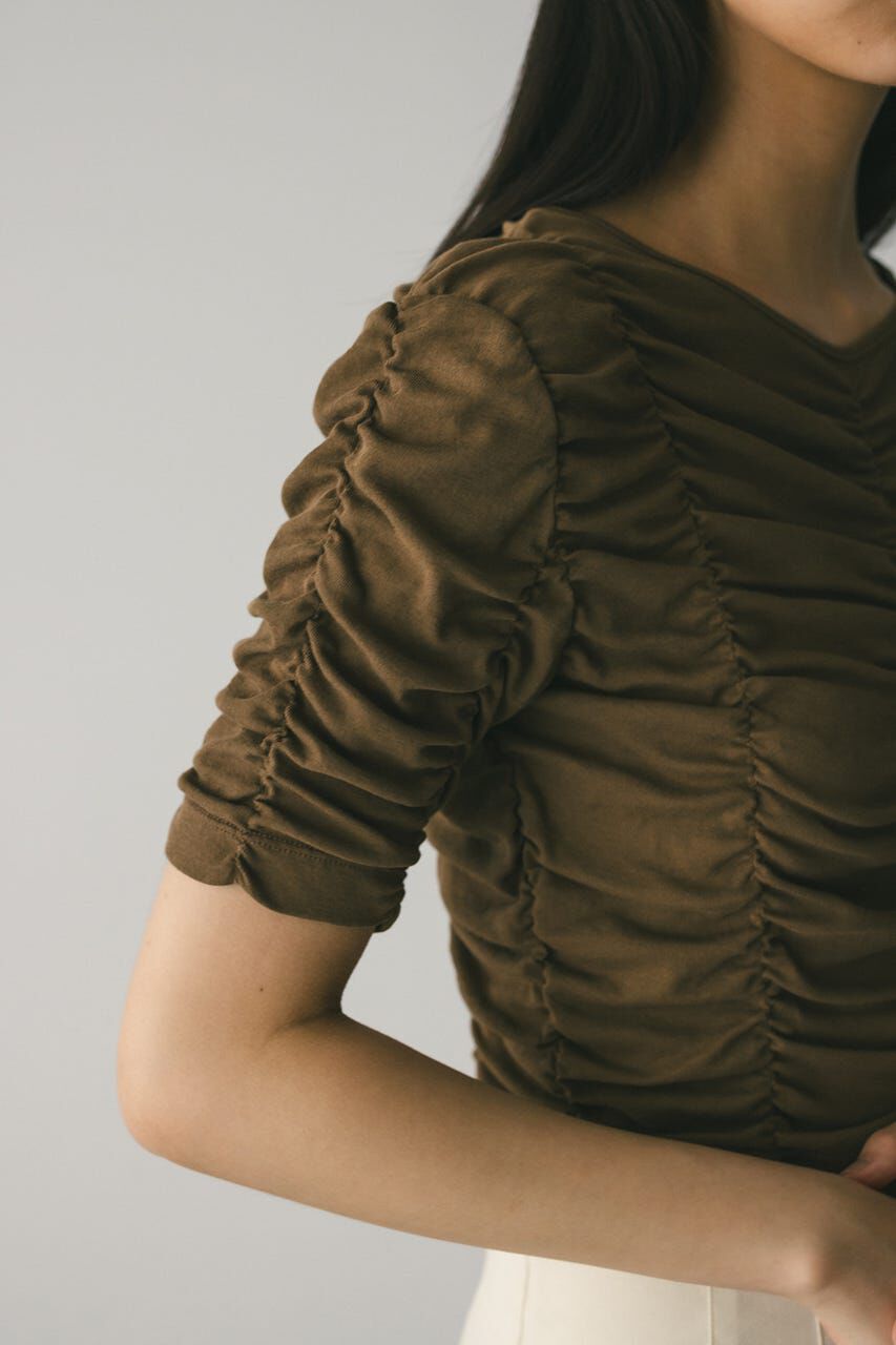 STYLEMIXER「ランダムシャーリングトップ」|Tシャツ・カットソー|