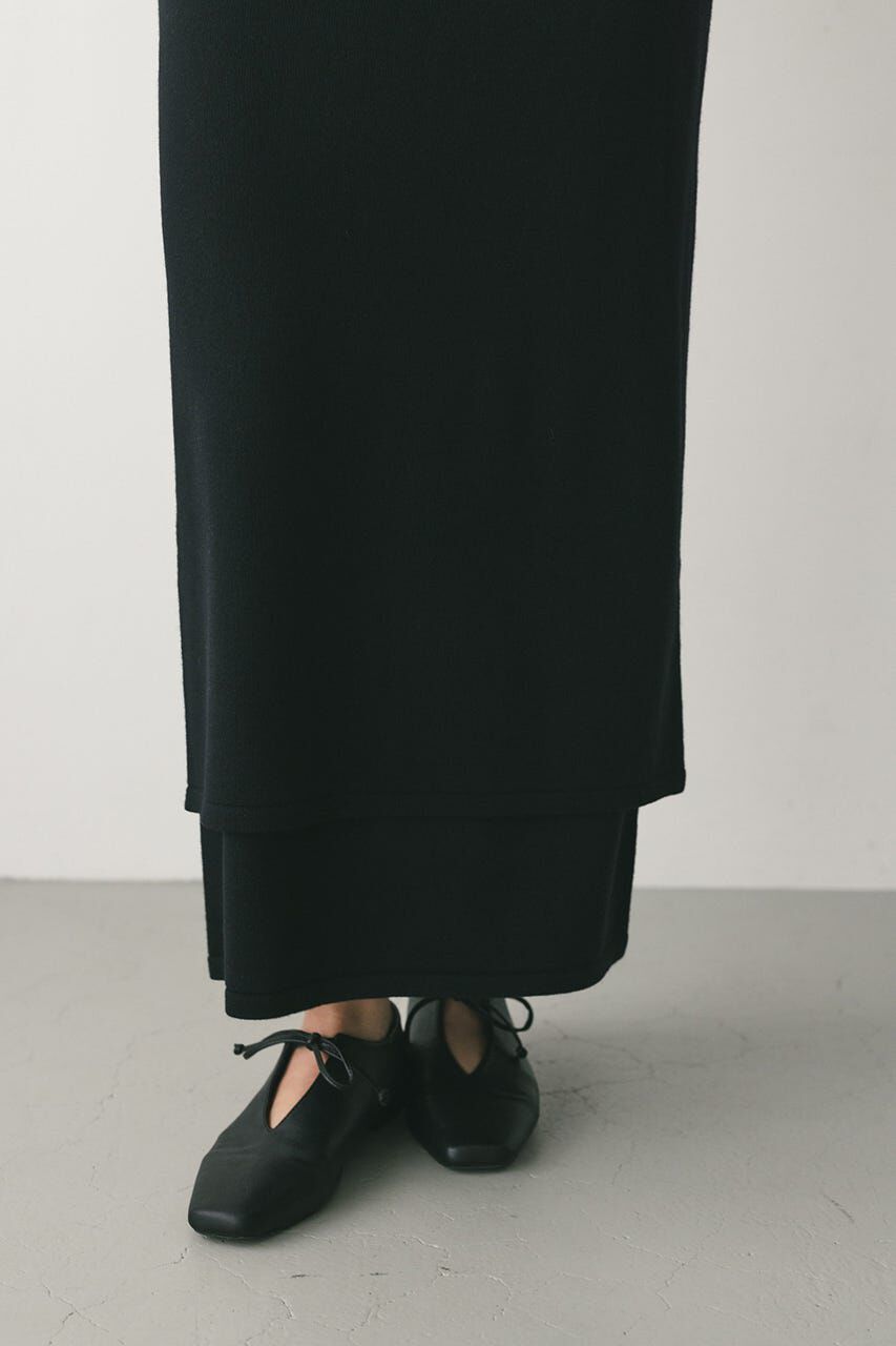 STYLEMIXER「レイヤードニットスカート」|スカート|