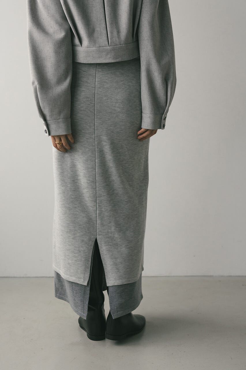 STYLEMIXER「レイヤードニットスカート」|スカート|