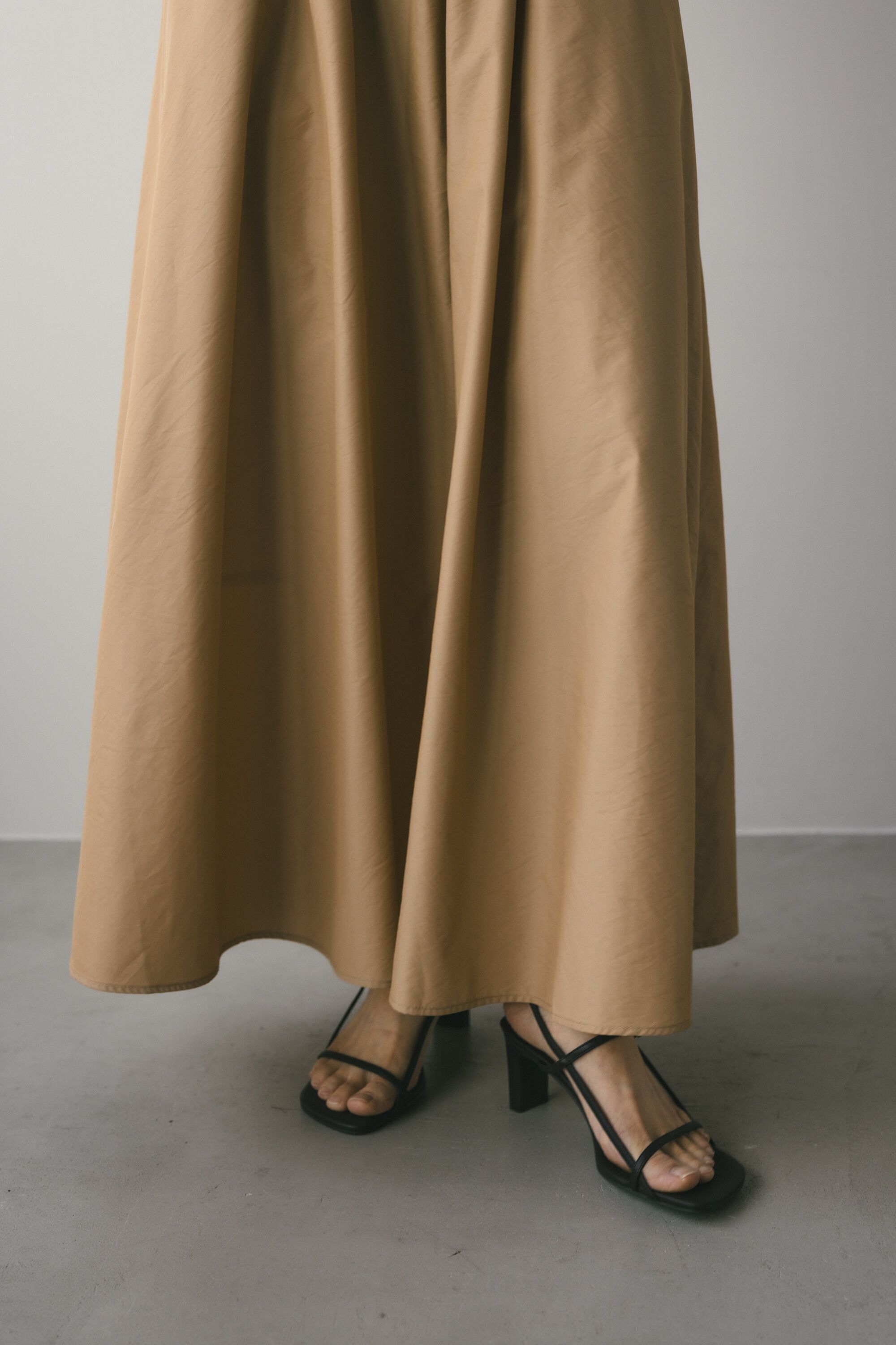 STYLEMIXER「タフタボリュームフレアスカート」|スカート|