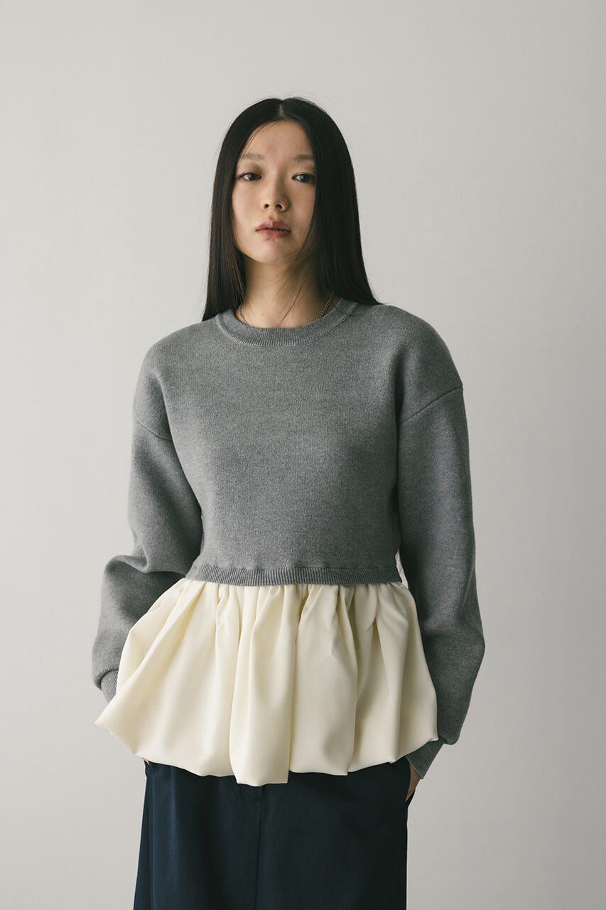 STYLEMIXER「ヘムバルーンニトトップ」|ニット・セーター|