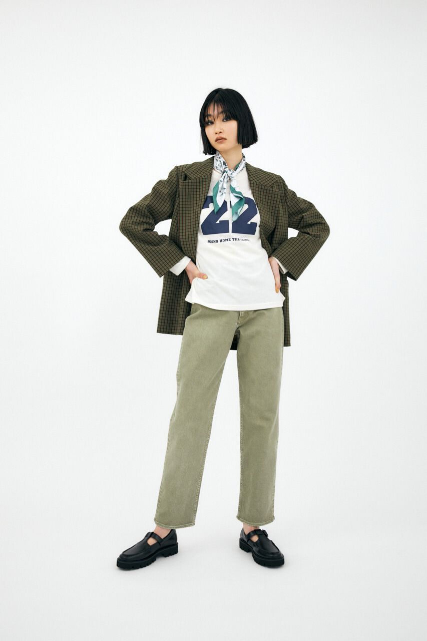 MOUSSY「PLAIN JEANS COLOR STRAIGHT」|デニム|