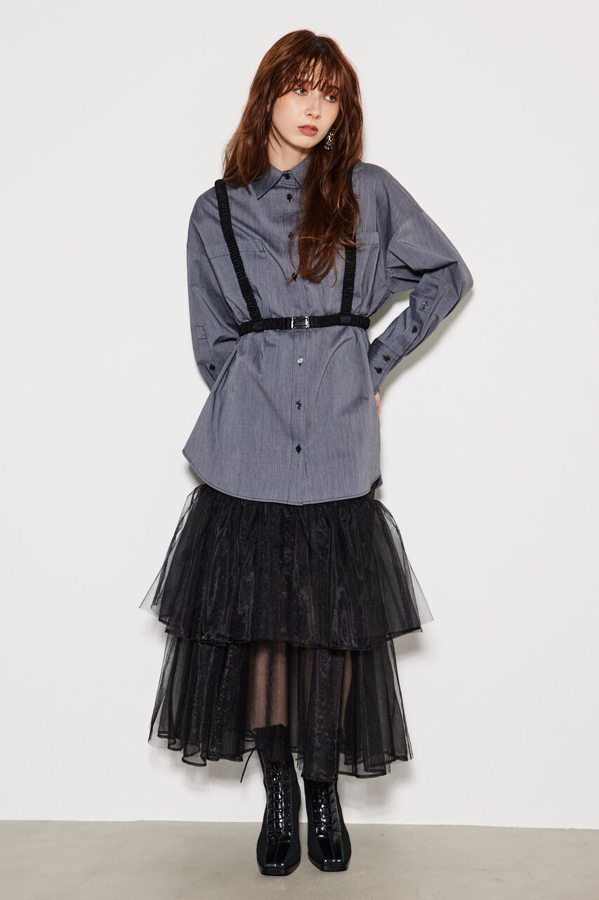 rienda「シャーリングハーネスBLS」|シャツ・ブラウス|