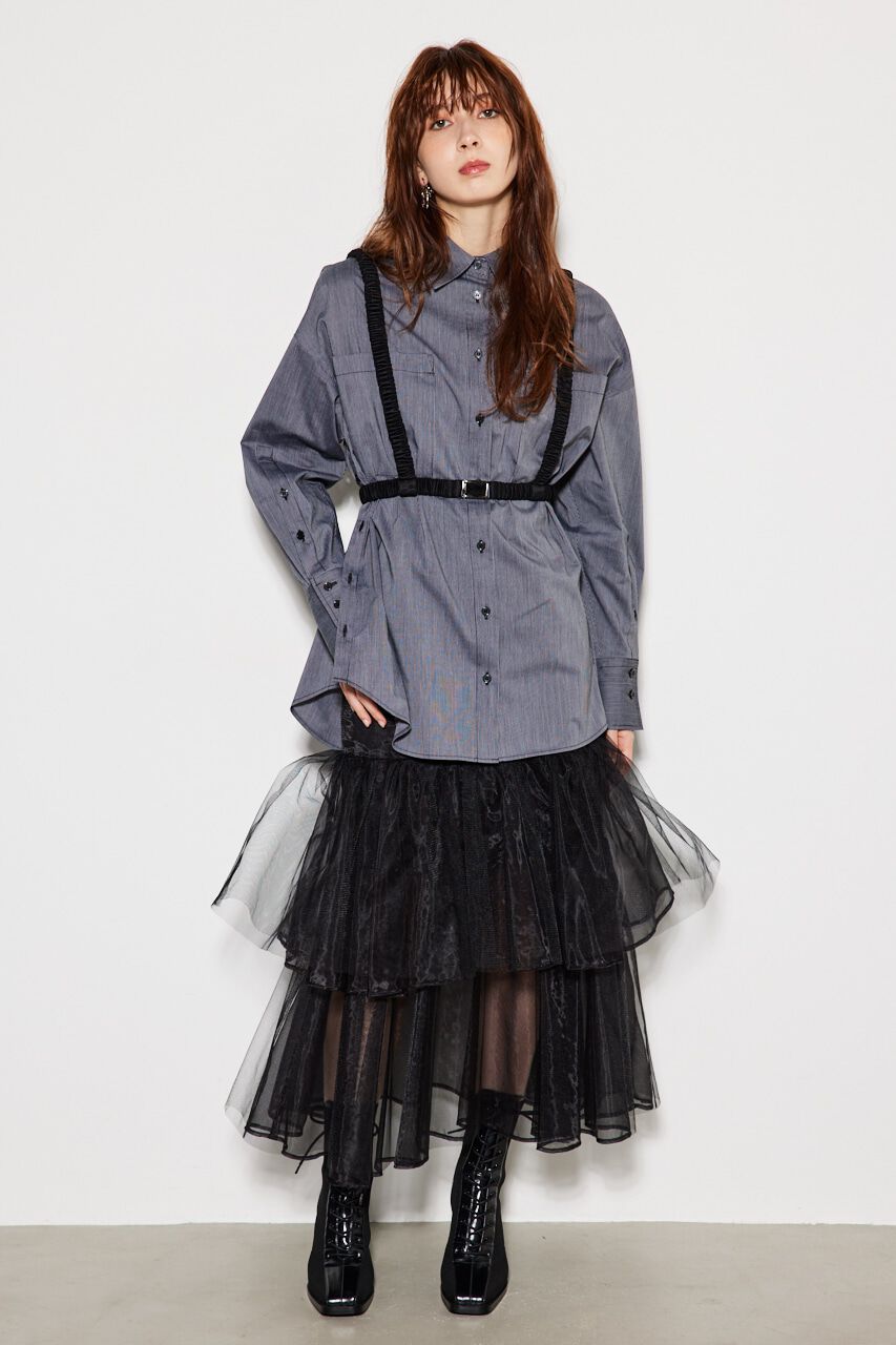 rienda「シャーリングハーネスBLS」|シャツ・ブラウス|