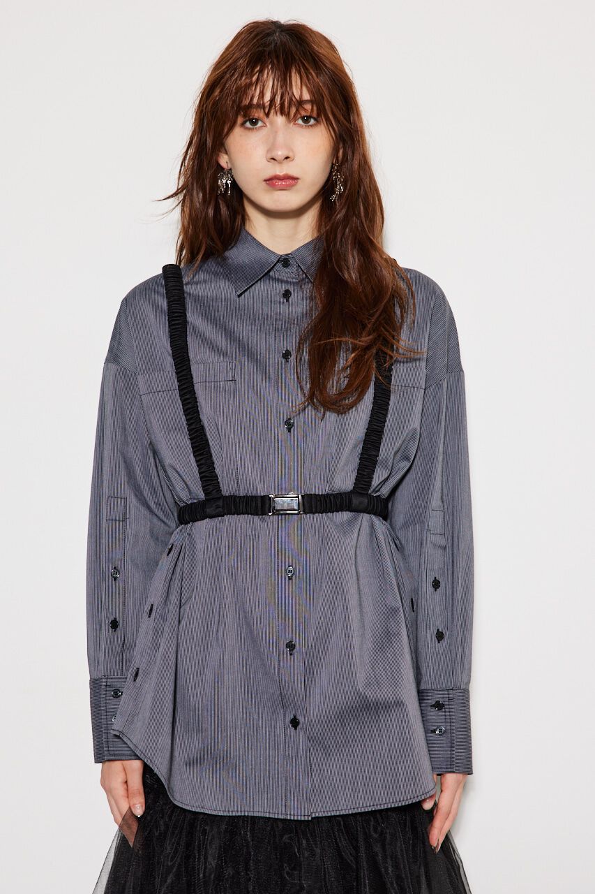 rienda「シャーリングハーネスBLS」|シャツ・ブラウス|