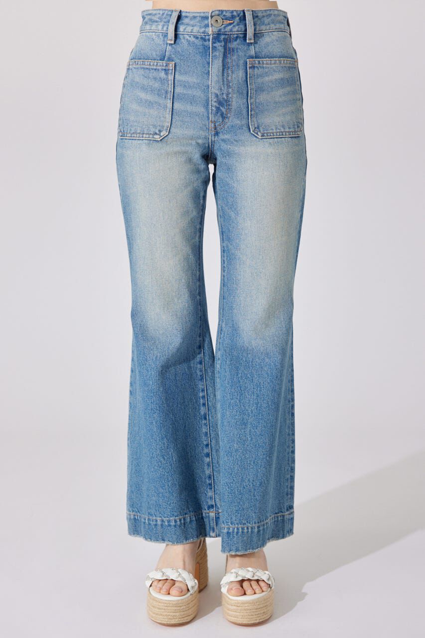 rienda「ブーツカットデニムパンツ」|デニム|