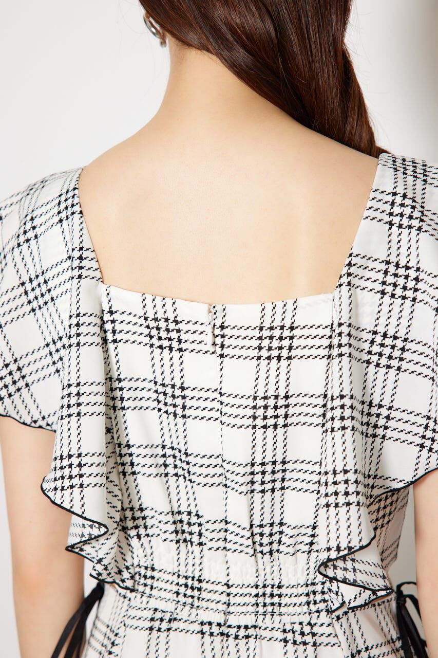 rienda「フリルウエストオープンワンピース」|ワンピース|