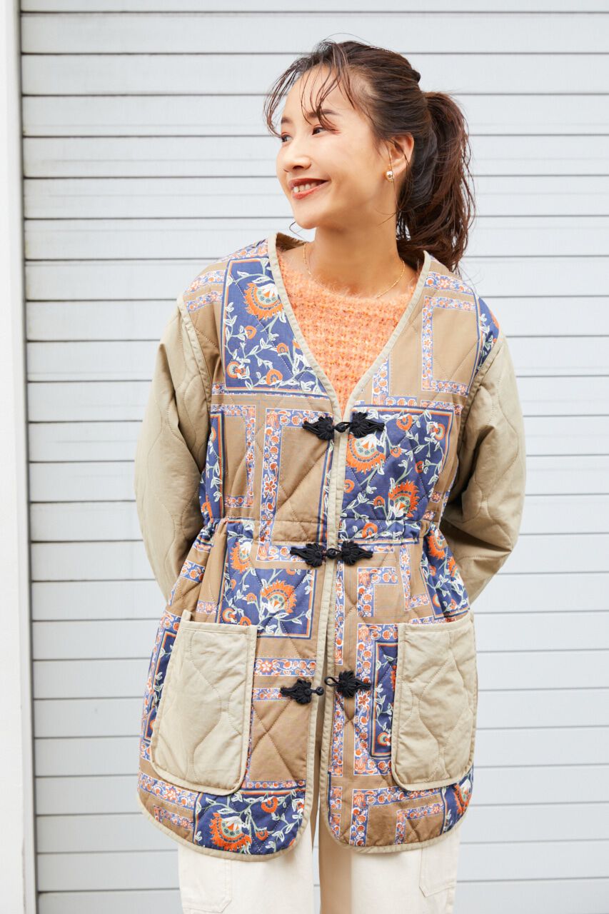 RODEO CROWNS「パッチワークライクキルティングアウター_N」|その他|