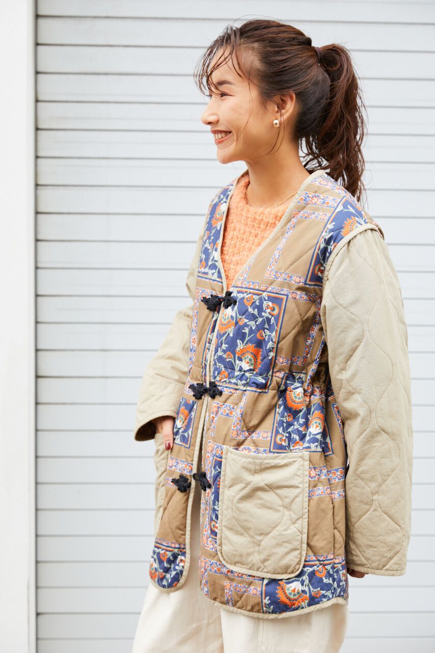 RODEO CROWNS「パッチワークライクキルティングアウター_N」|その他|