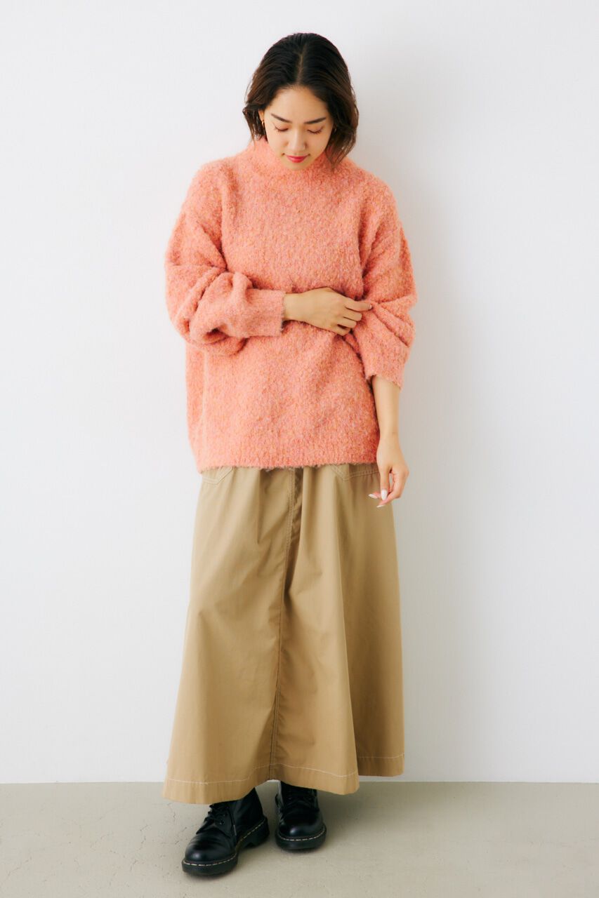 RODEO CROWNS「ミックスブークレルーズタートルニット」|ニット・セーター|