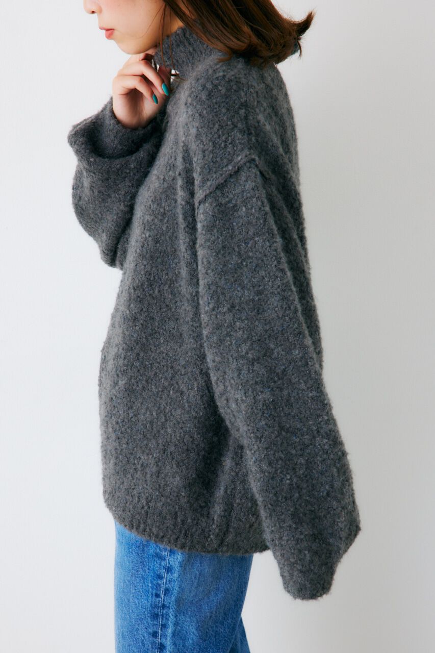 RODEO CROWNS「ミックスブークレルーズタートルニット」|ニット・セーター|