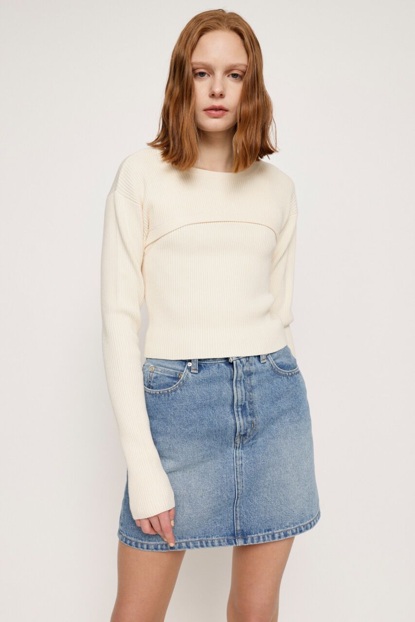 SLY「RIB KNIT 2P トップス」|ニット・セーター|