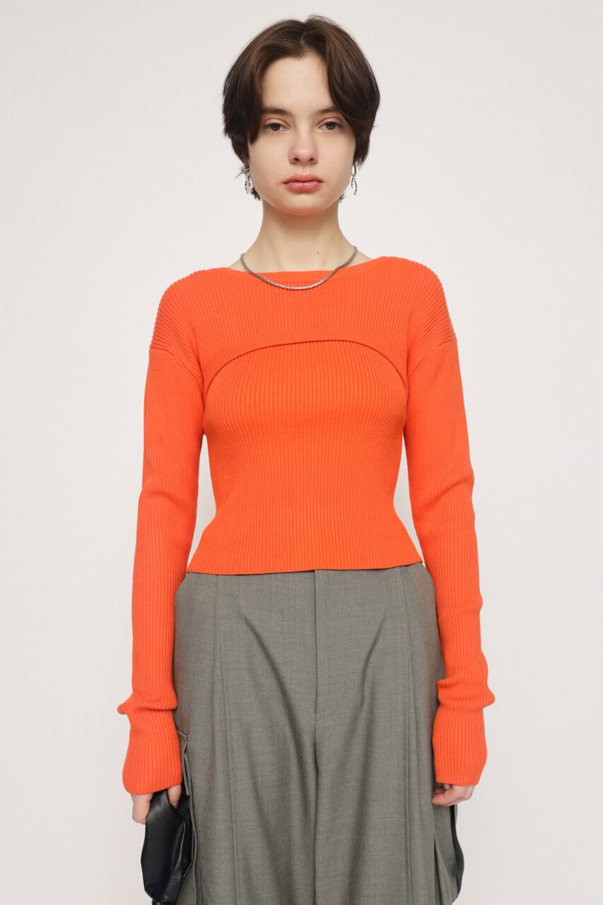 SLY「RIB KNIT 2P トップス」|ニット・セーター|ORG