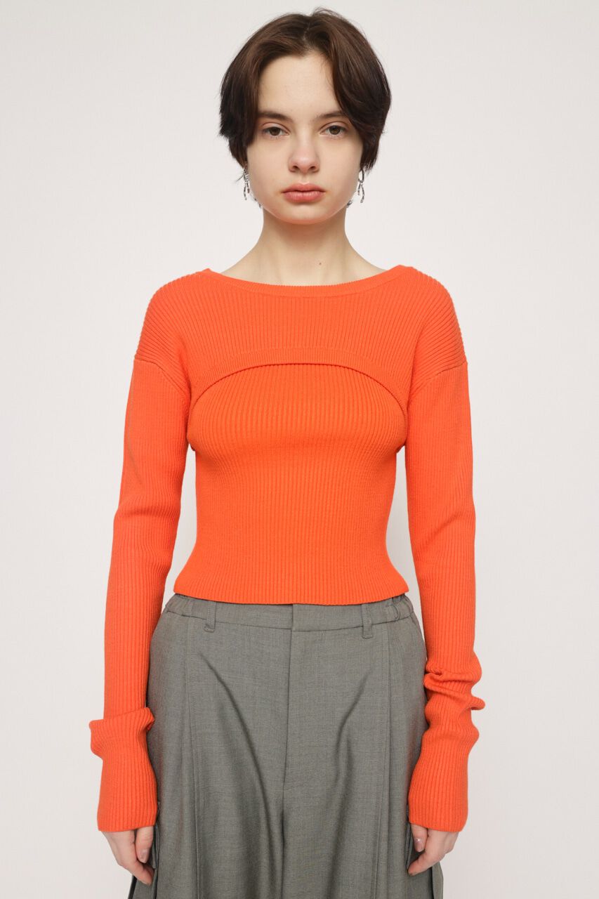 SLY「RIB KNIT 2P トップス」|ニット・セーター|