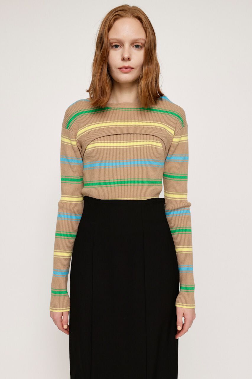 SLY「RIB KNIT 2P トップス」|ニット・セーター|Multi_1