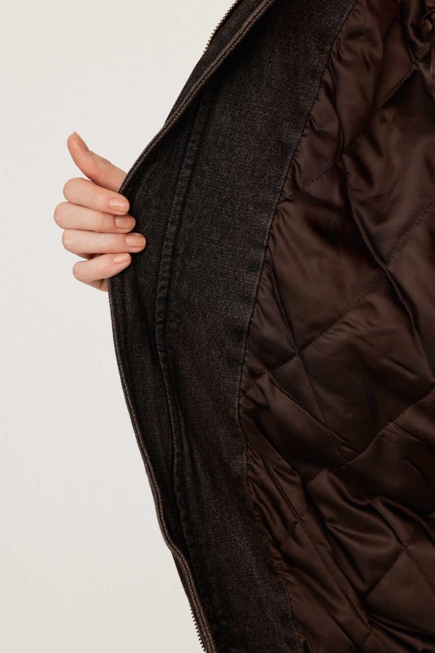 SLY「FRONT ZIP DENIM ブルゾン」|デニムジャケット|