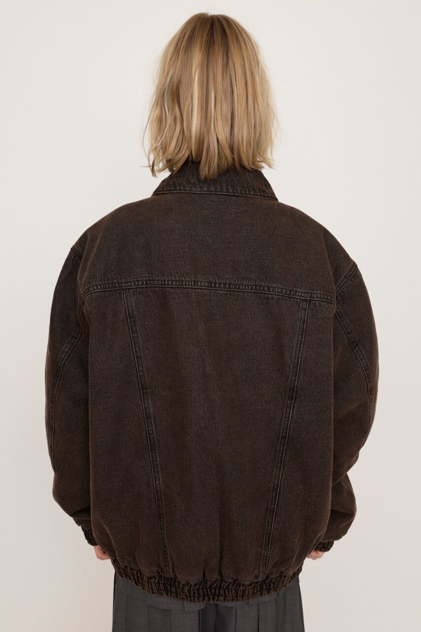 SLY「FRONT ZIP DENIM ブルゾン」|デニムジャケット|